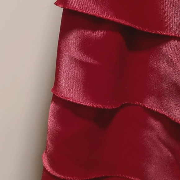 Red Halter Top Dress, Size 12 - Picture 2 of 3